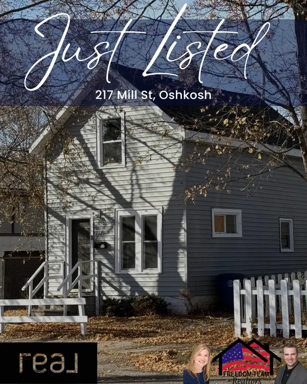 Freshly updated new listing! 217 Mill St, Oshkosh,Freedom Team