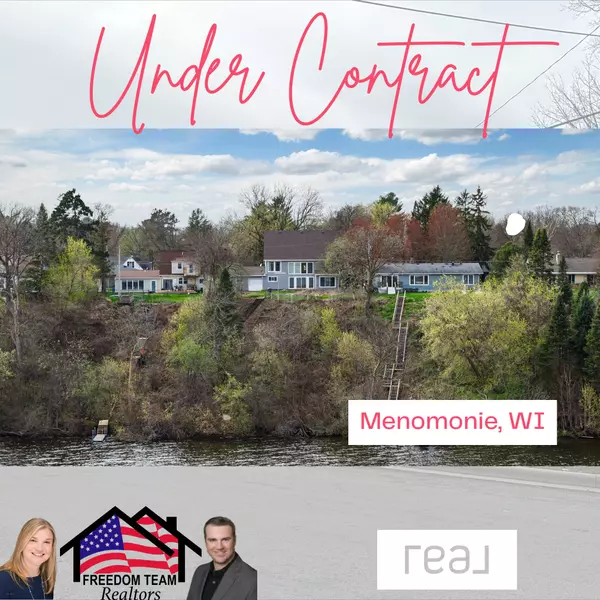 So excited for our sellers and their accepted offer on this gorgeous lakefront home in Menomonie, WI!