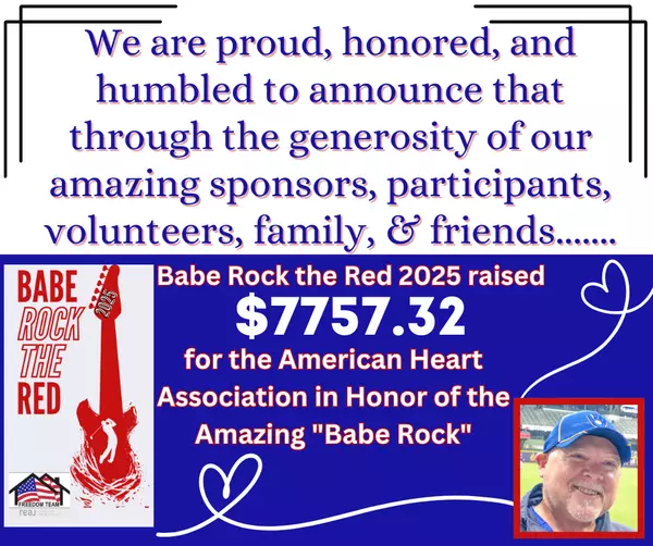 Babe Rock the Red 2025 raised $7,757.32!