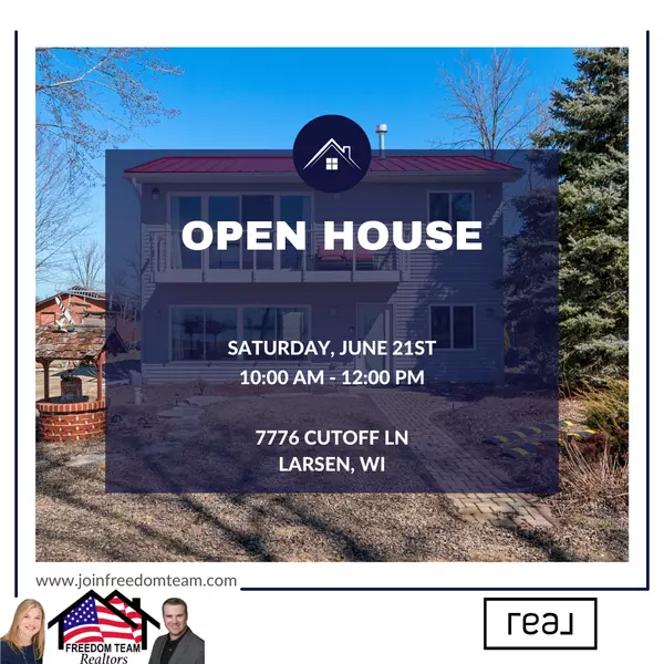 Open House this Saturday in Larsen, WI!