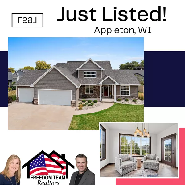 Just listed at 1013 Harvest Tr, Appleton!