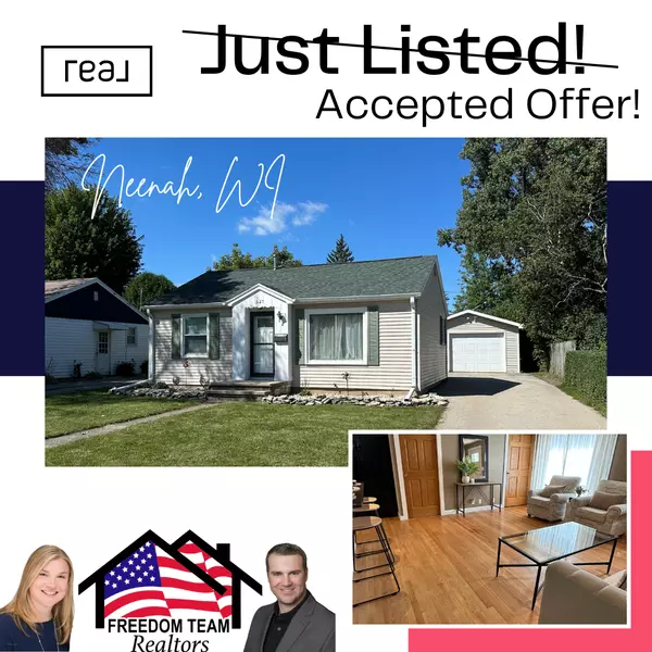 Just Listed and now Under Contract on Cleveland St in Neenah, WI!