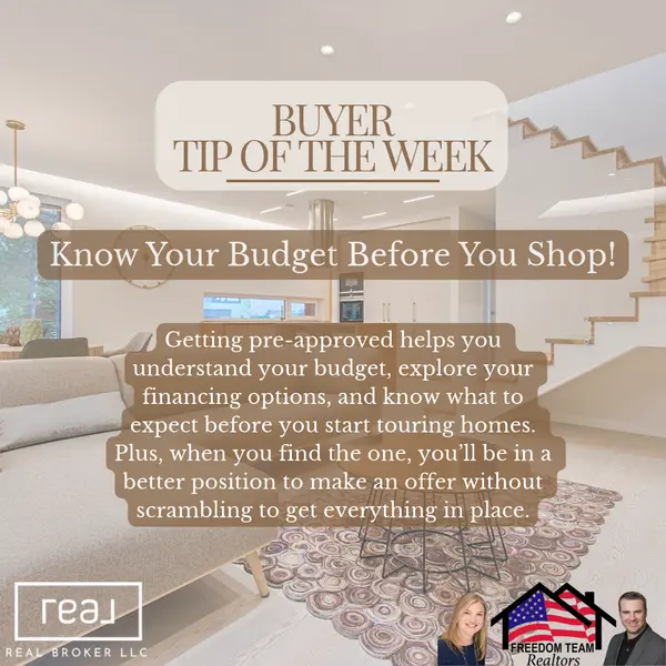 Buyer Tip of the Week: Get Pre-Approved Before You Shop!