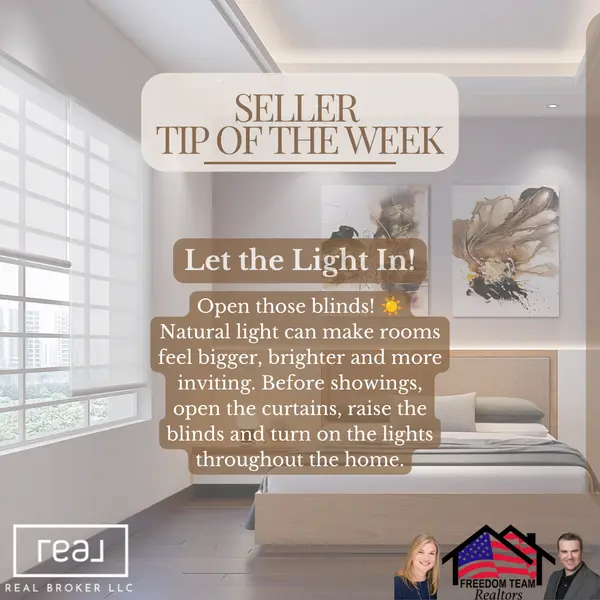 Seller Tip: Let the light in!
