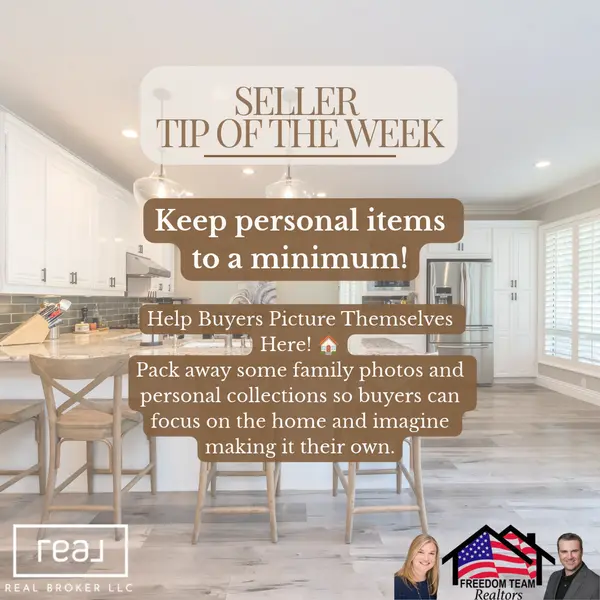 Seller Tip of the Week! Help buyers picture themselves at home!