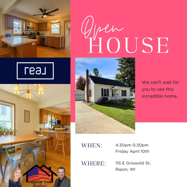 Join us for an Open House in Ripon, WI!,Freedom Team