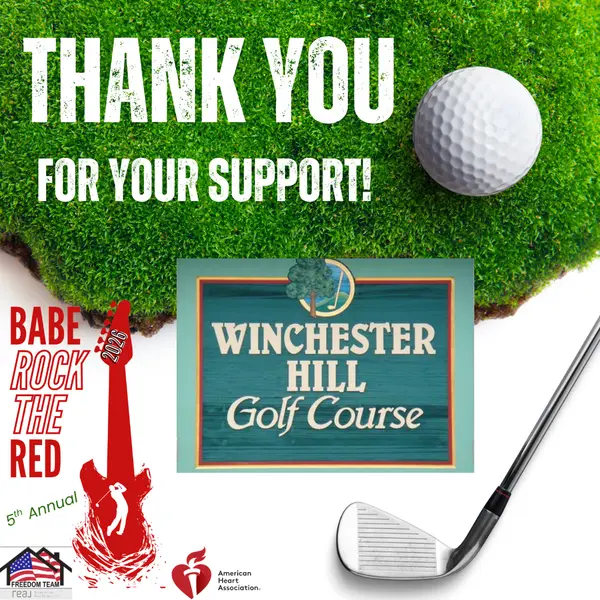 Huge thank you to Winchester Hill Golf Course!