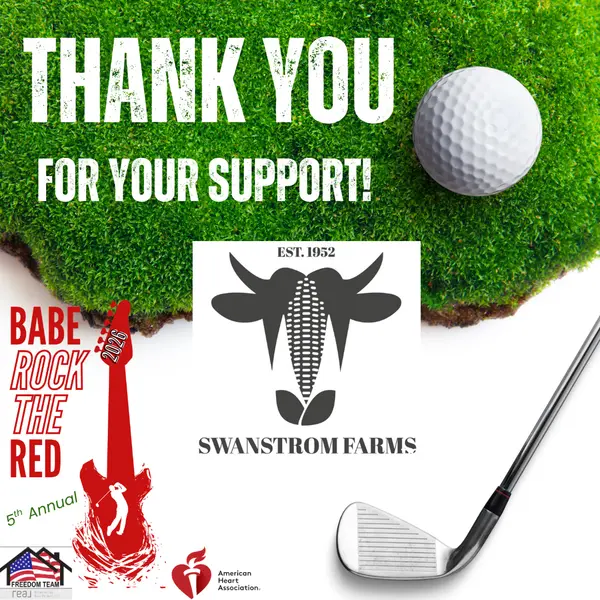 Huge shoutout to Swanstrom Farms for being such an incredible supporter of our Babe Rock the Red