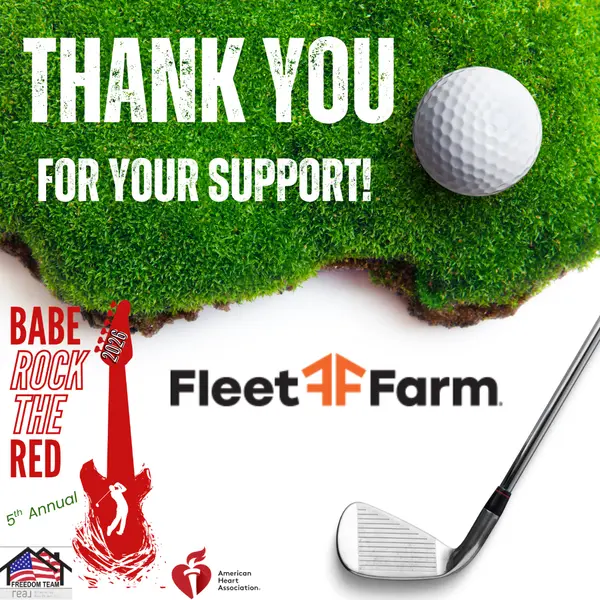 A huge thank you to Fleet Farm for sponsoring this year’s Babe Rock the Red Golf Outing!