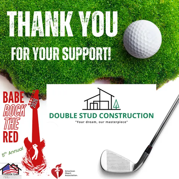 A huge thank you to Double Stud Construction!