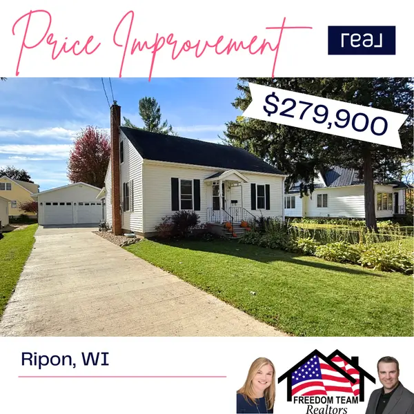 Price improvement on 115 E Griswold St in Ripon! 