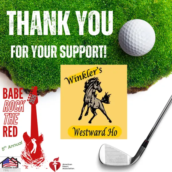 Thank you to Winkler’s Westward Ho!