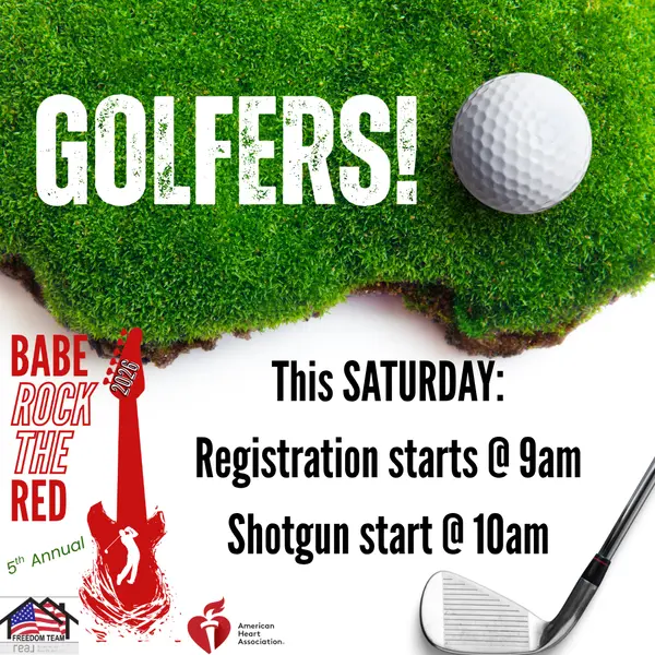 Golfers, the wait is over — the Babe Rock the Red Golf Scramble is finally here!