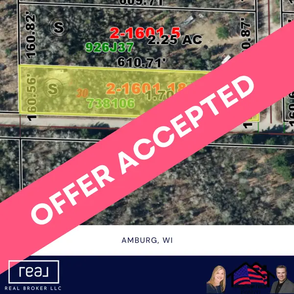 Accepted offer on W6602 Barker Rd!