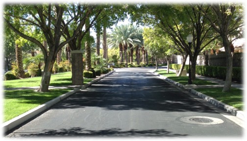 Fountains Community Tree Line Streets