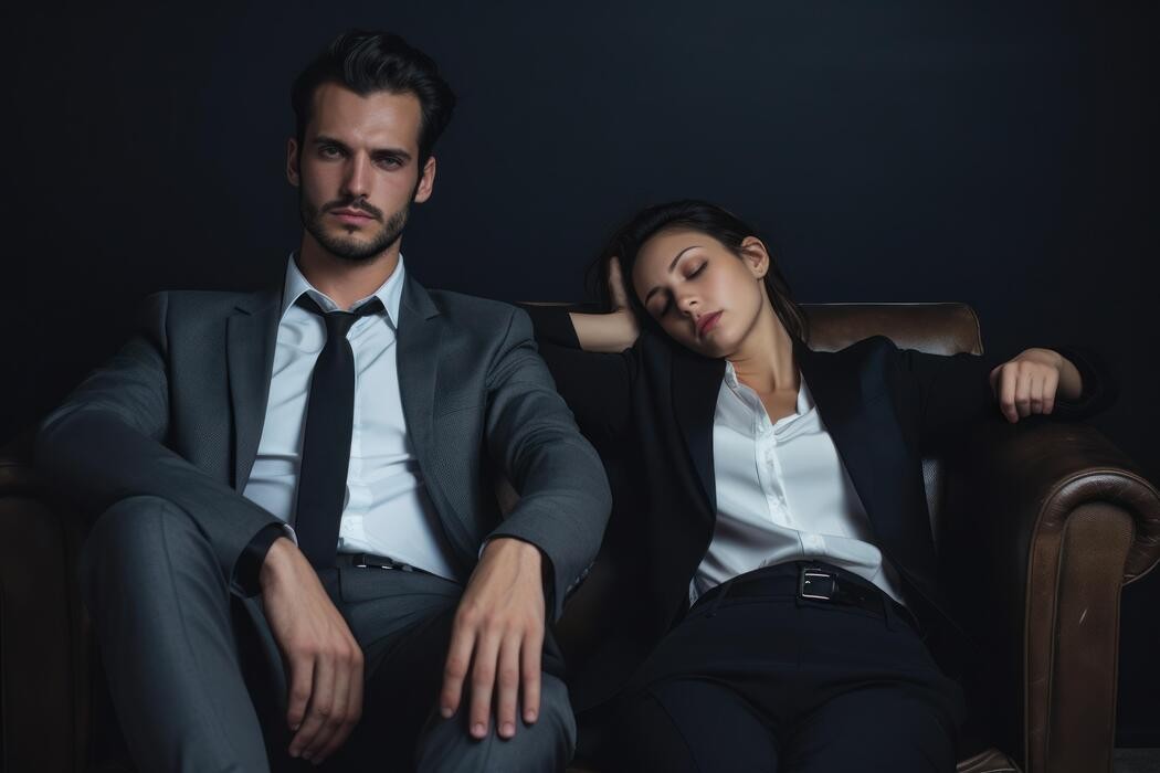 Bored Couple