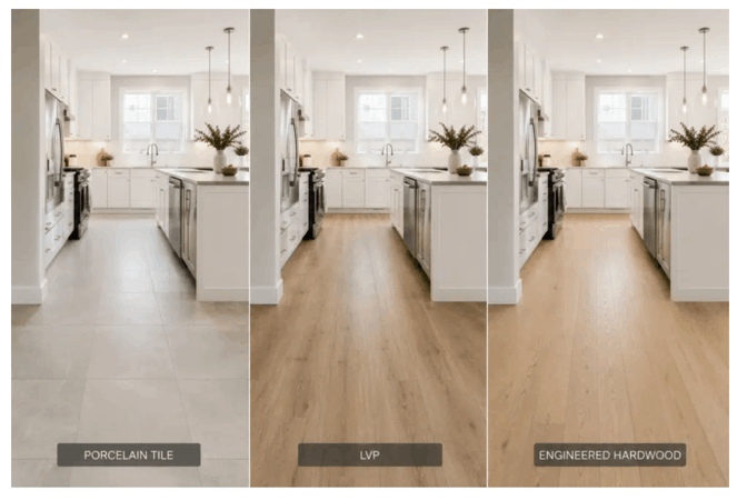 Example of residential floor tpes