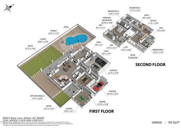 3419 E ROSA Lane, Gilbert, AZ 85297