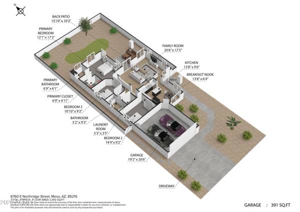 6760 E NORTHRIDGE Street, Mesa, AZ 85215