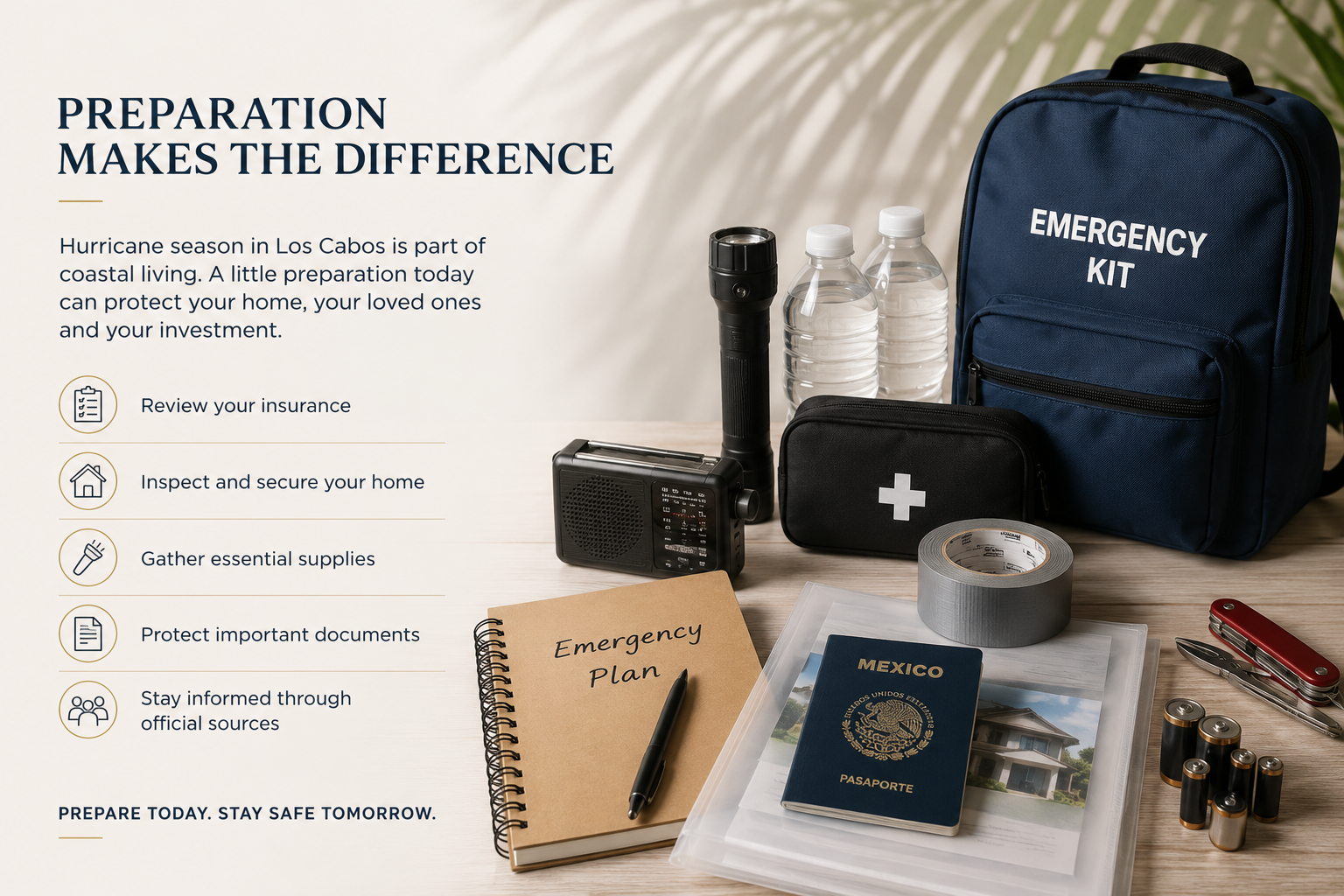 emergency kit for hurricane season