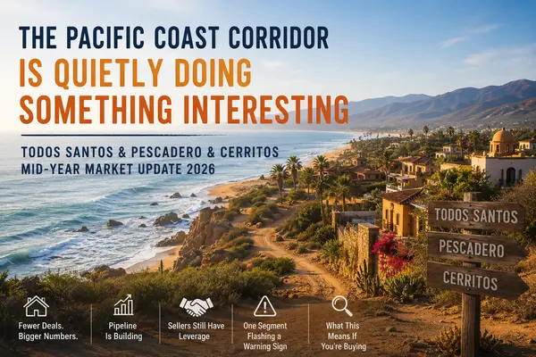 Todos Santos, Pescadero & Cerritos Are Telling a Different Real Estate Story