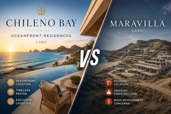 feature image of Chileno Bay or Maravilla in Cabo Real Estate?