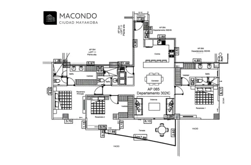 3 bed