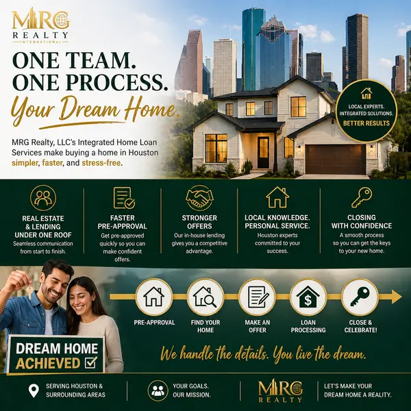 feature image of How MRG Realty, LLC’s Integrated Home Loan Services Help Houston Buyers Achieve Their Dreams