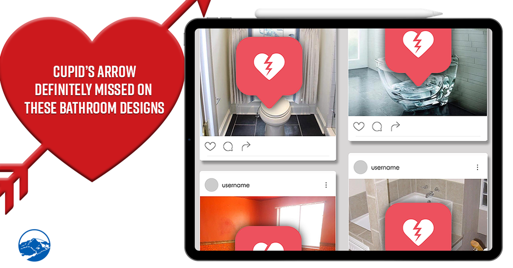 Cupid's Arrow Definitely Missed On These Bathroom Designs