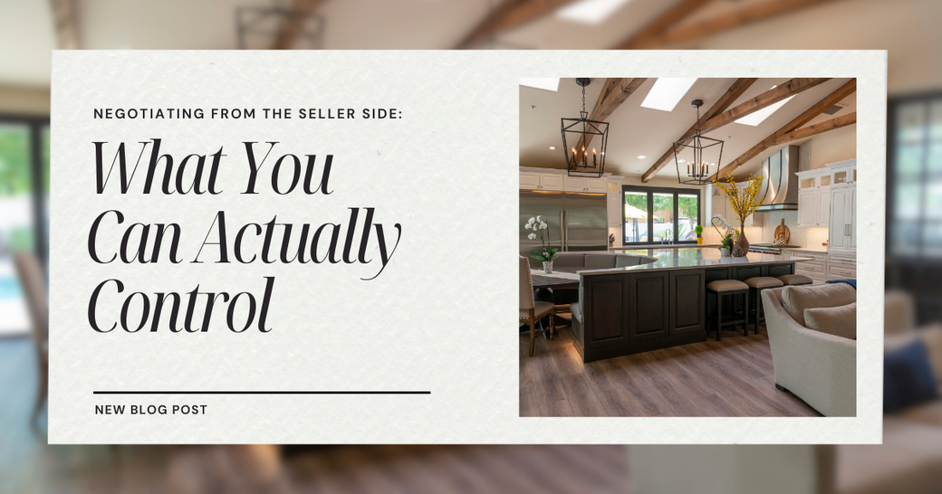 Negotiating from the Seller Side: What You Can Actually Control