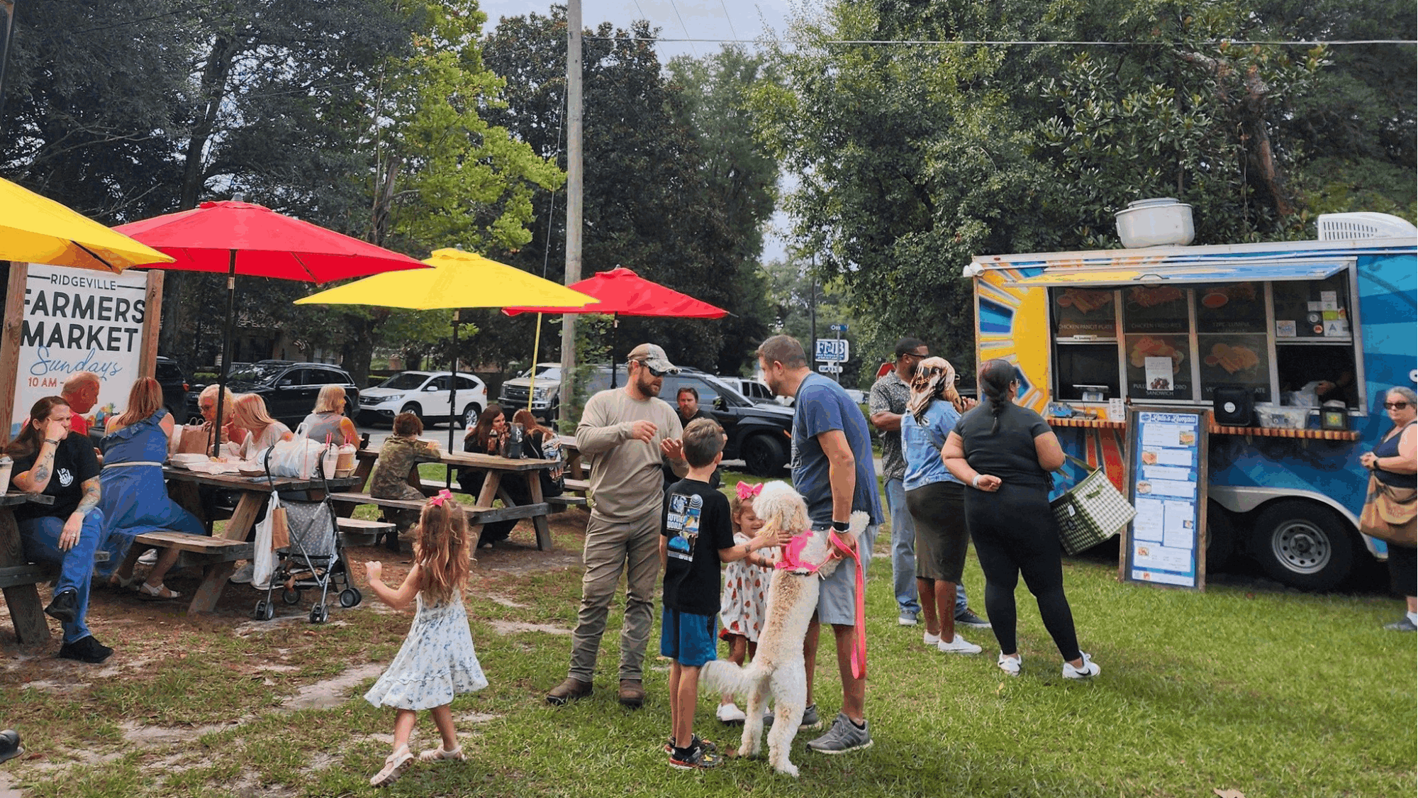 Ridgeville Farmers Market held every Sunday morning with local vendors