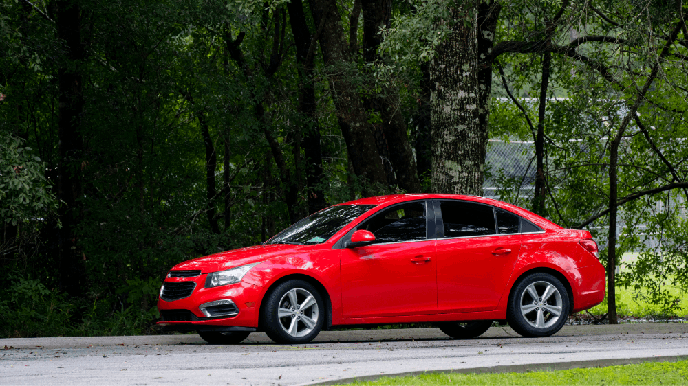 Car driving through Goose Creek, SC