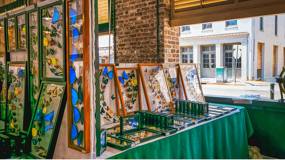 Charleston City Market vendor table