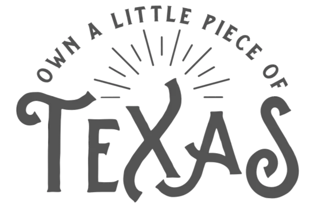own a little piece of texas logo
