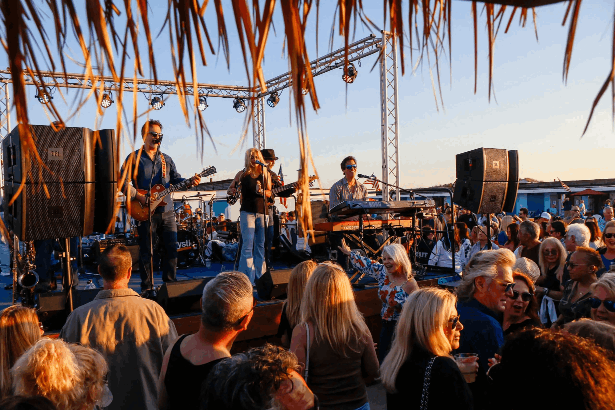 Outdoor summer concert on Long Island
