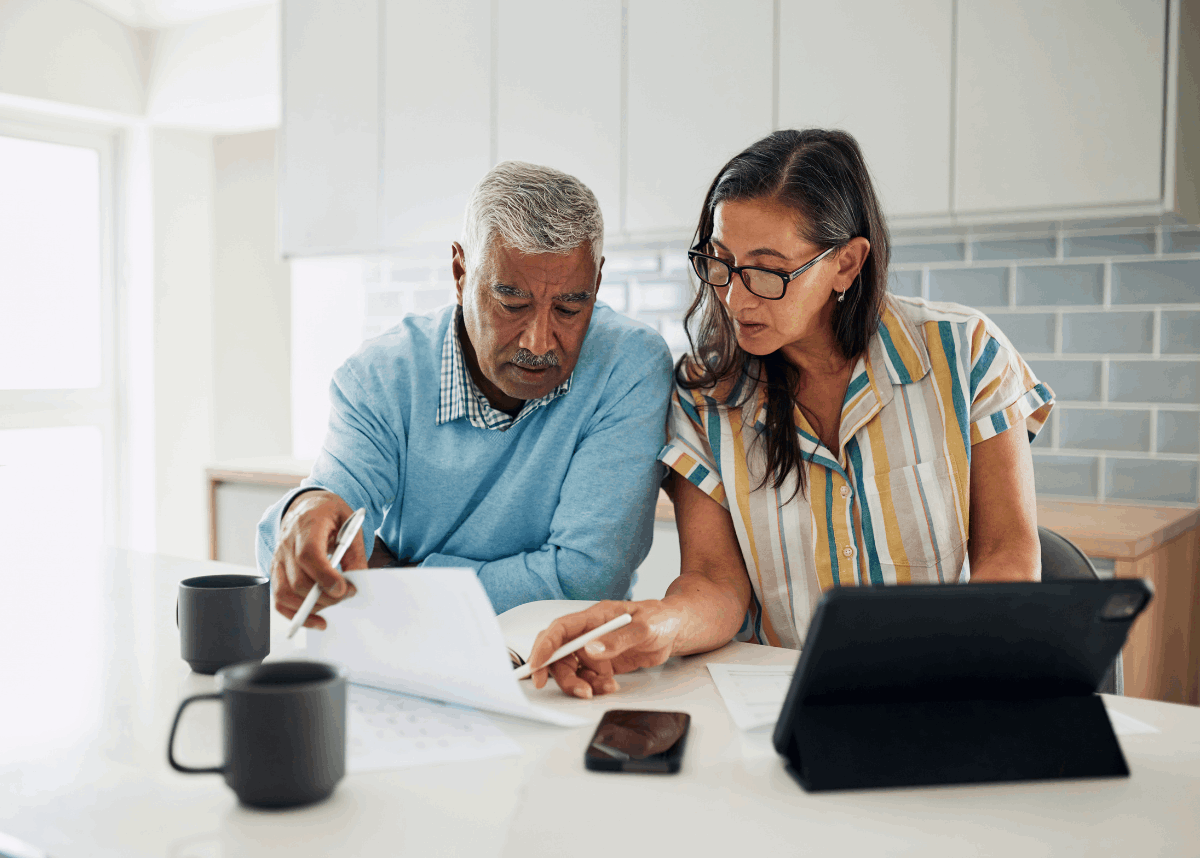 Long Island home buyer reviewing a housing budget