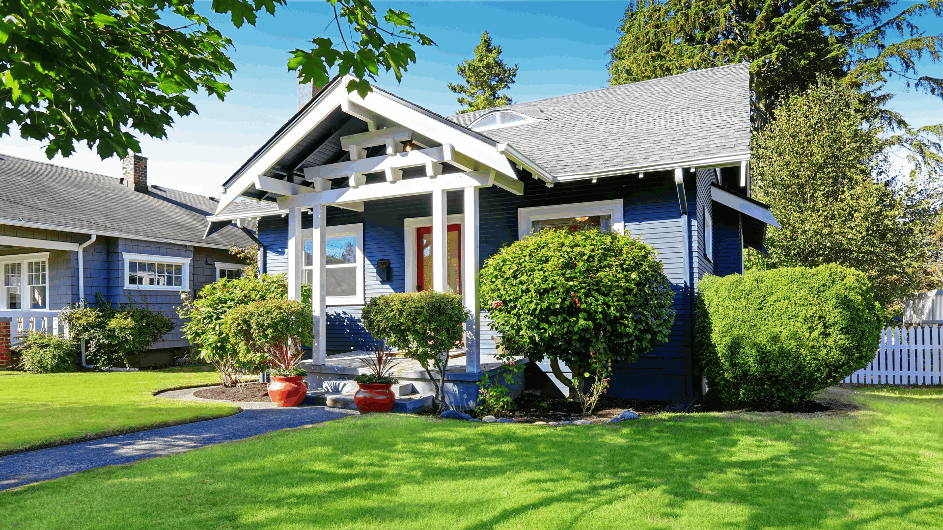 Central Florida home with updated curb appeal and fresh landscaping.