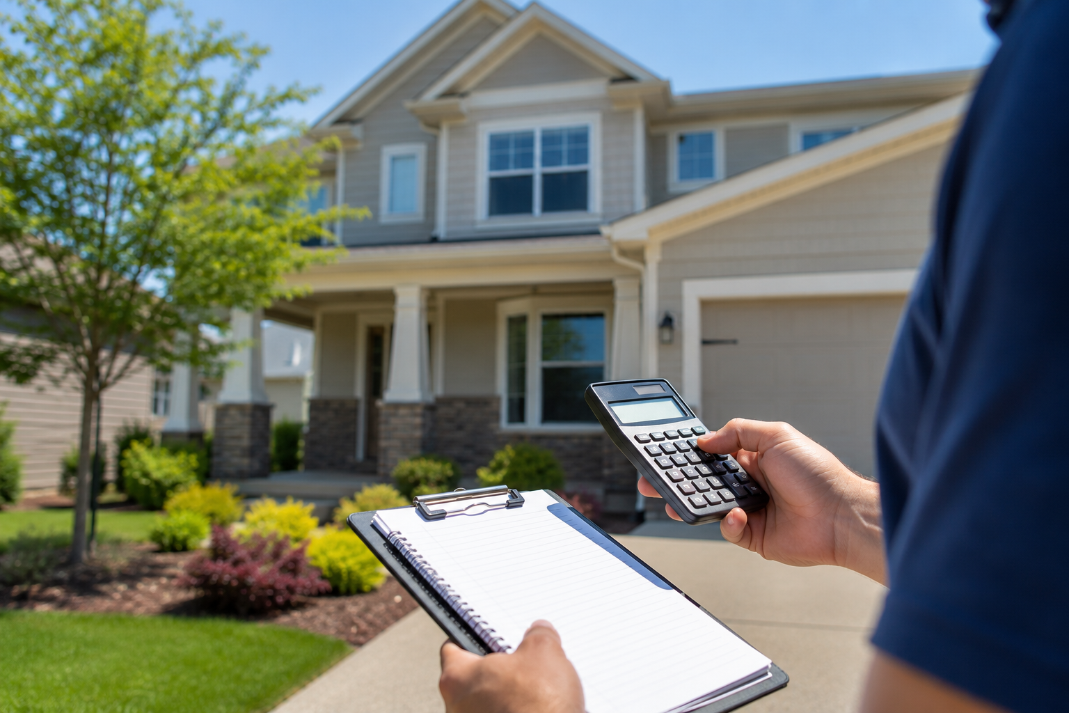 Investor analyzing rental property numbers before buying