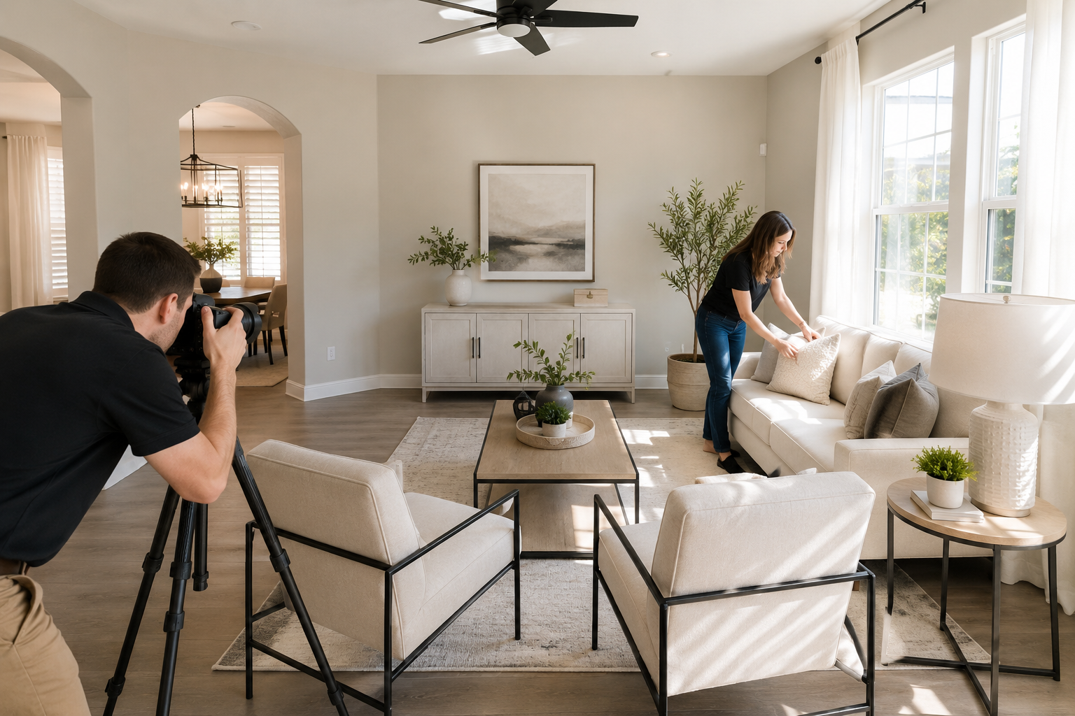 Preparing an Orlando home for listing photos before selling