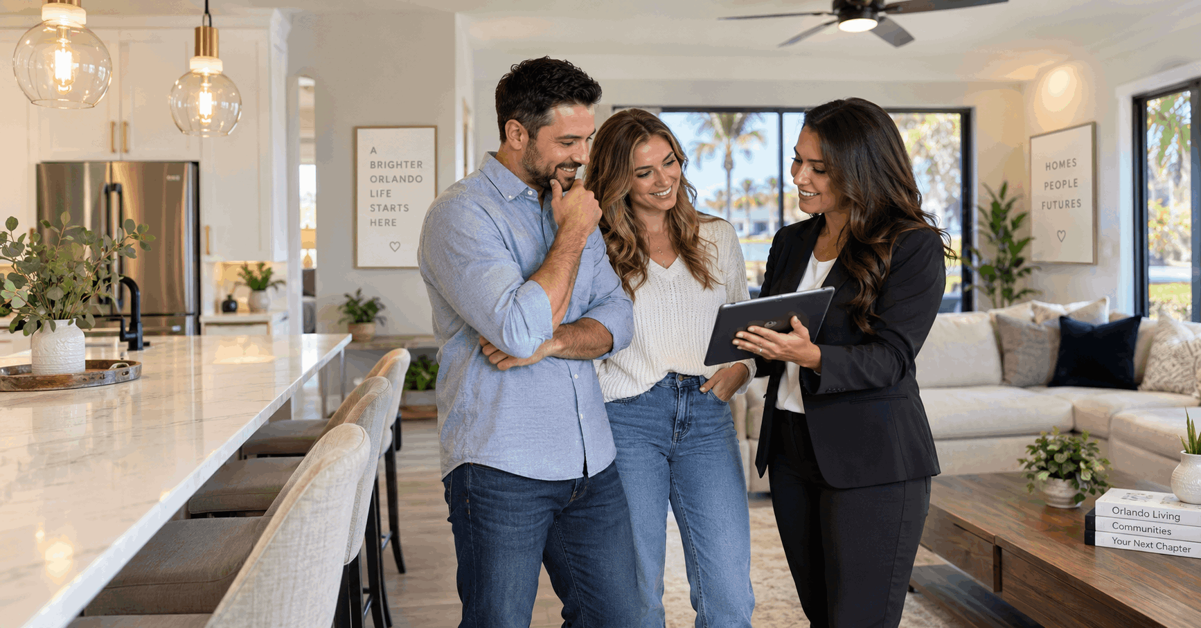 Buyer comparing new construction and resale homes in Orlando
