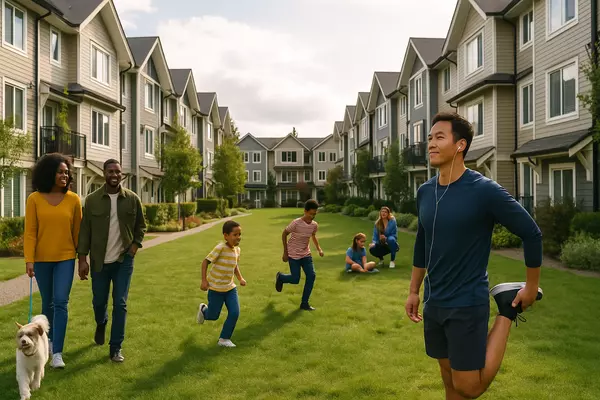 feature image of Langley’s Best Townhome Communities Near Parks, Trails &amp; Outdoor Fun