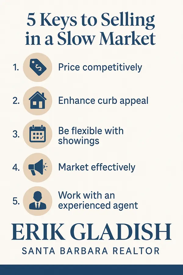 How to Handle a Slow Market When Selling in Santa Barbara