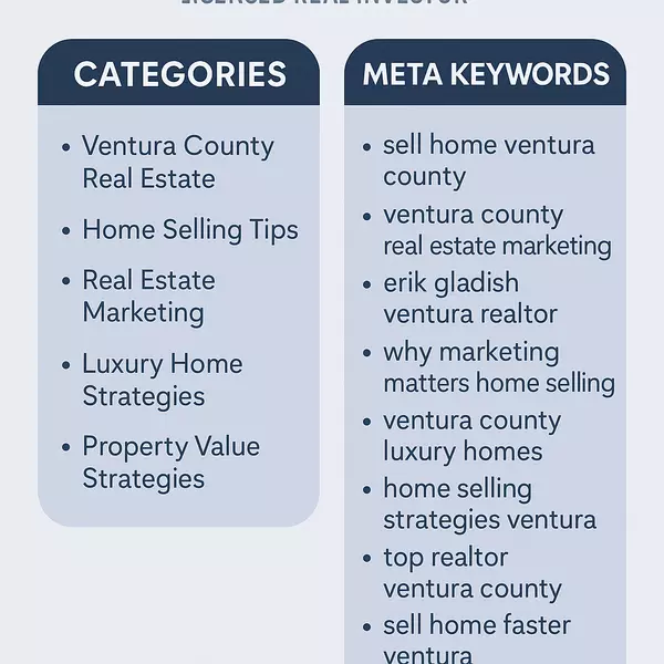 Why Marketing Matters When Selling a Home in Ventura County,Erik Gladish