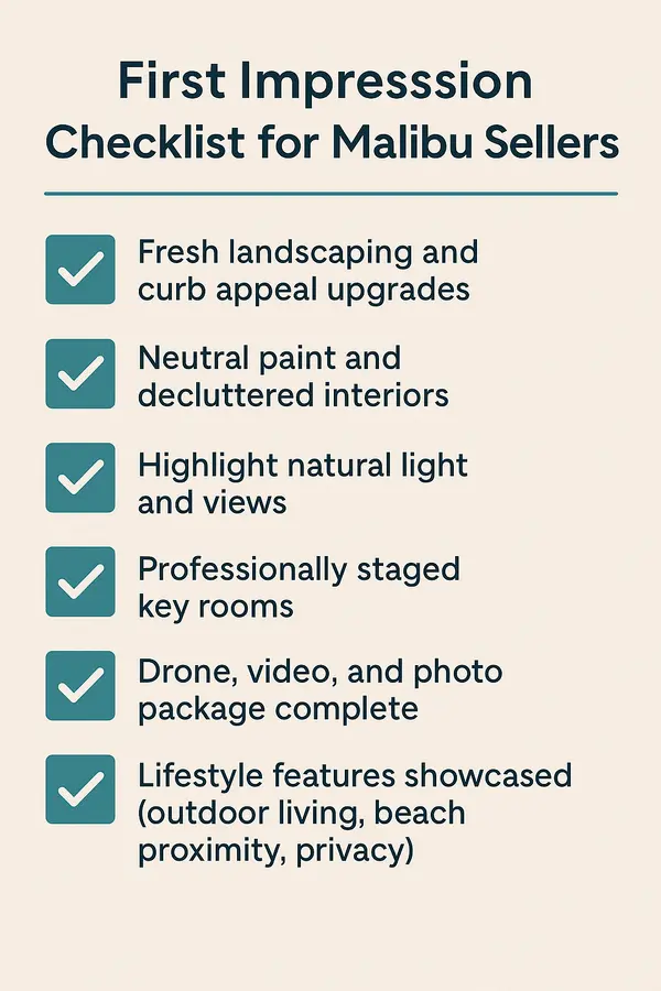 Why First Impressions Matter When Selling a Home in Malibu