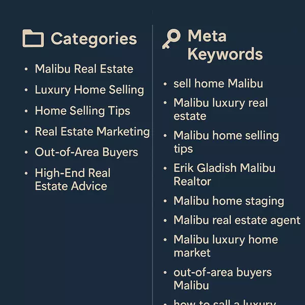 Malibu Luxury Home Selling Secrets from Realtor Erik Gladish