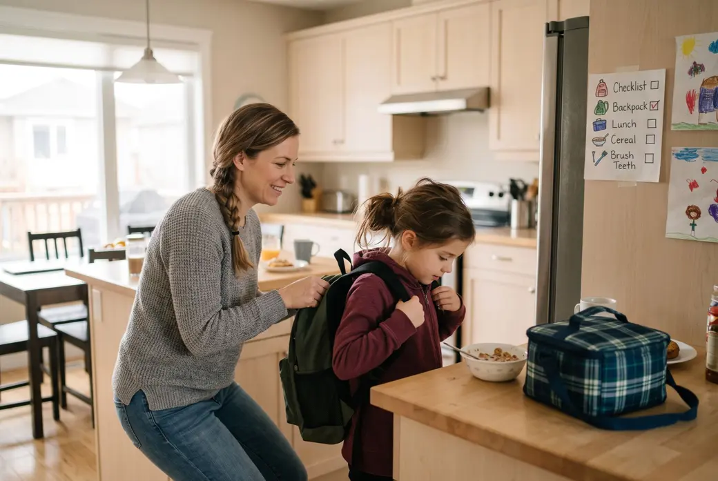 Simple Routines That Actually Reduce School-Day Chaos