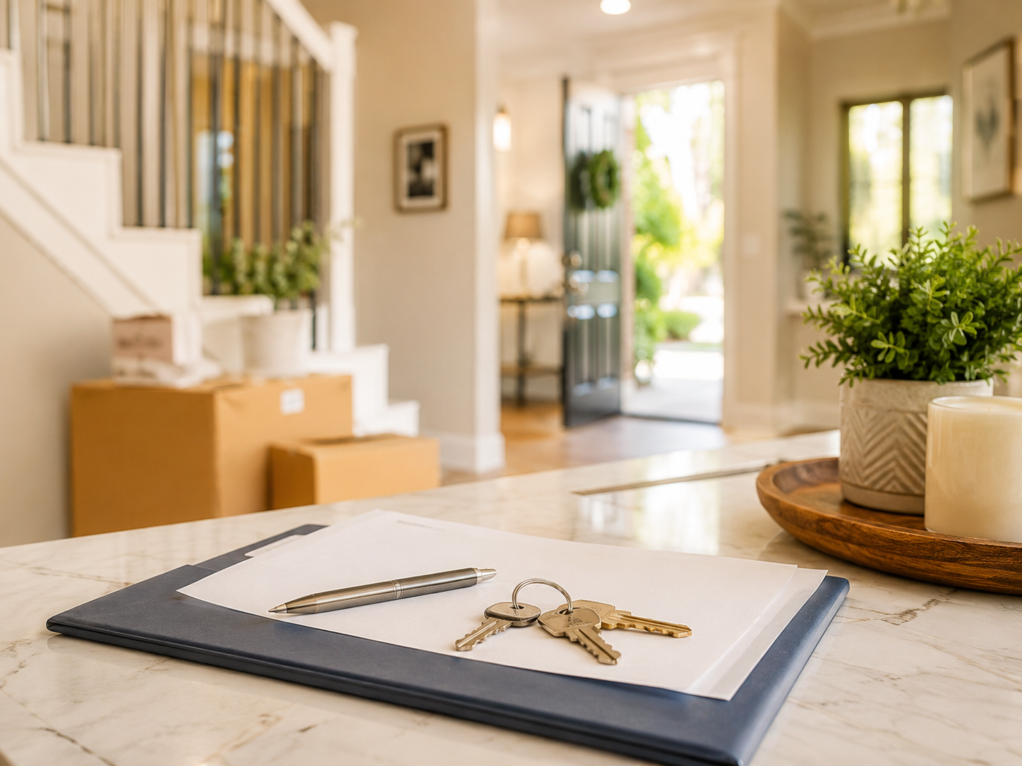 Boise Idaho home buyer closing checklist and keys