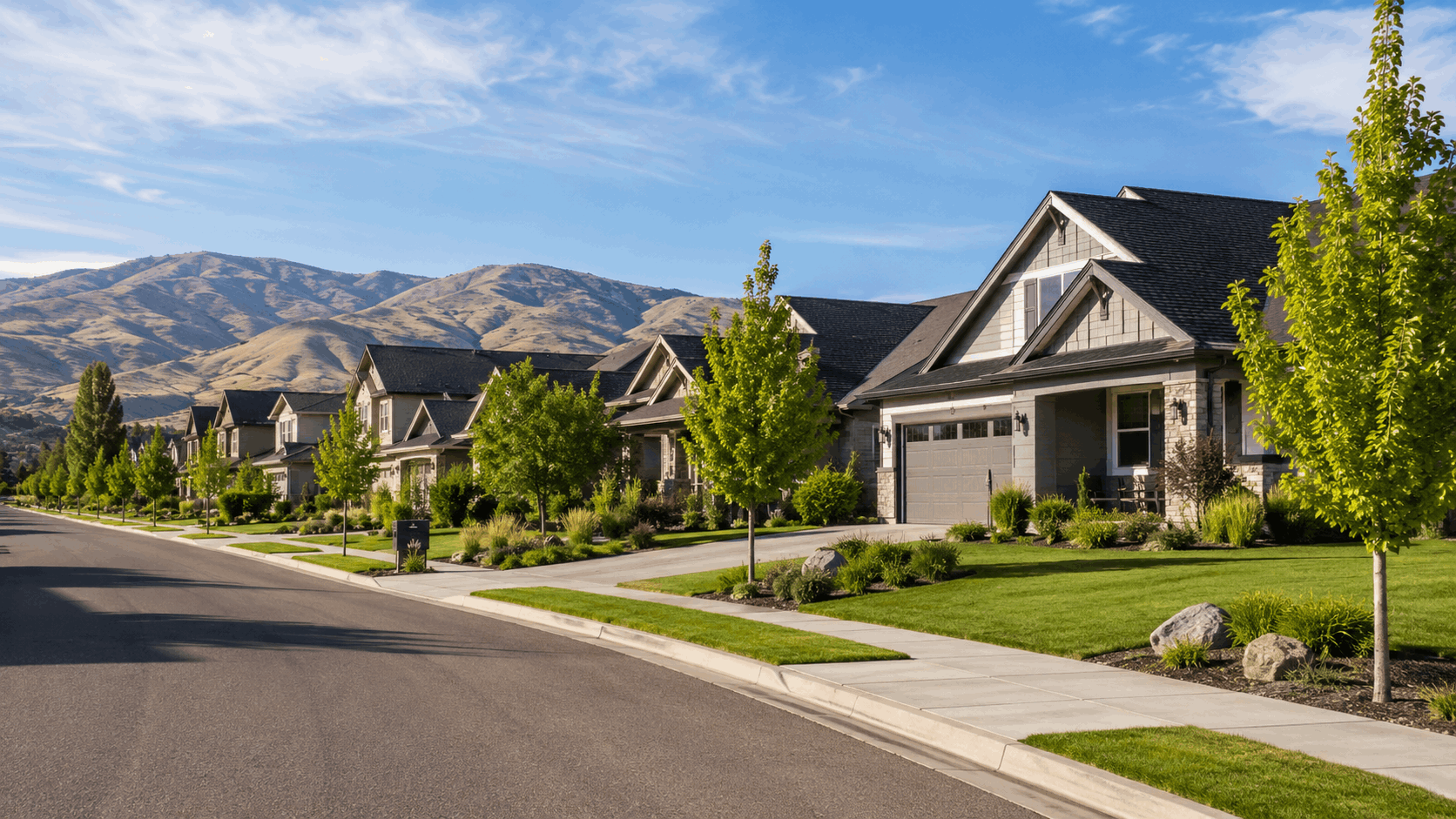 Treasure Valley Idaho neighborhood homes near Boise Meridian Eagle and Star