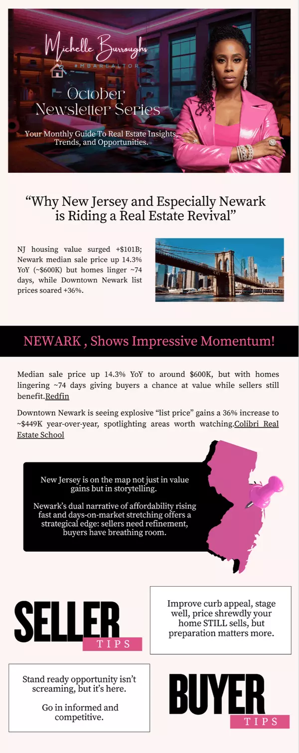 Why New Jersey and Especially Newark is Riding a Real Estate Revival