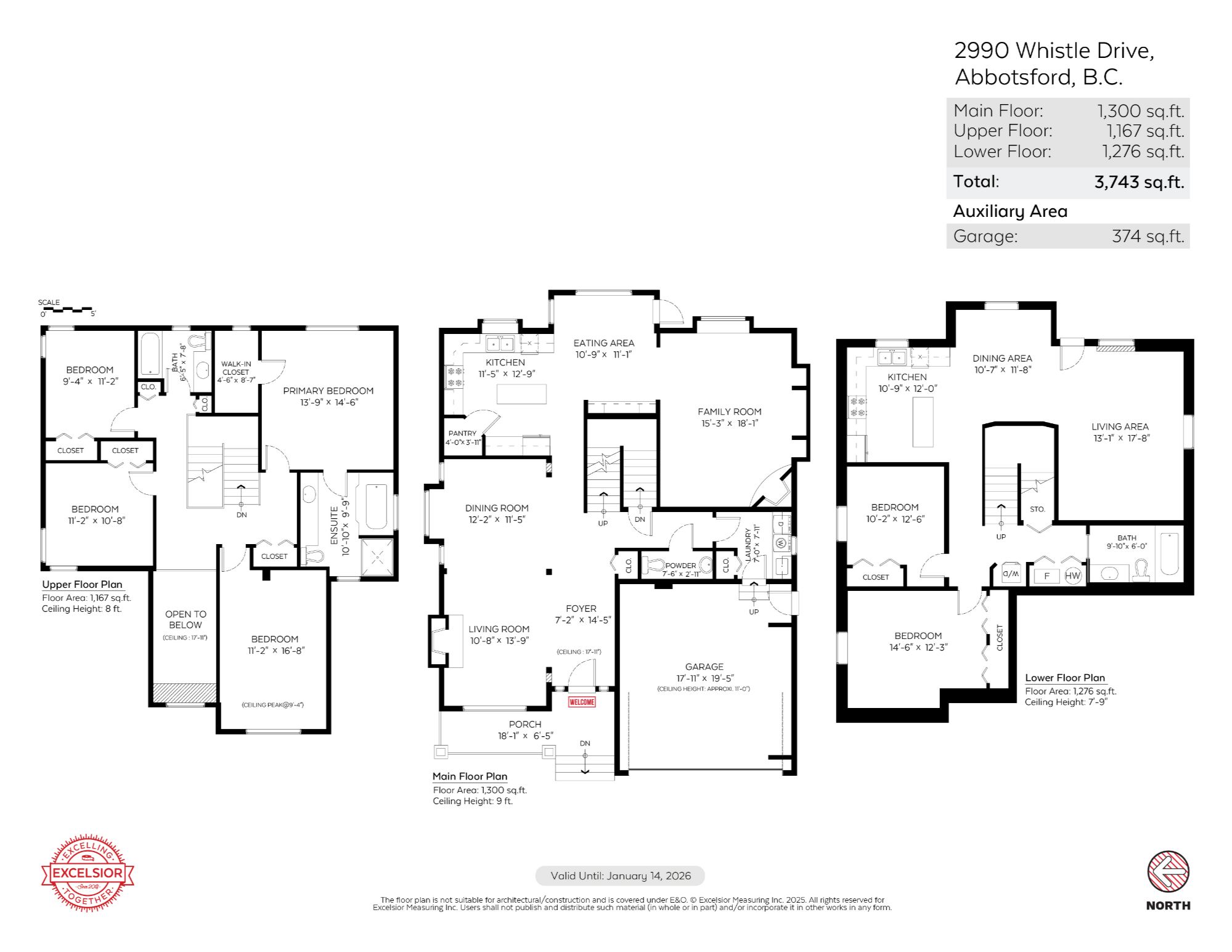 Floor Plan 2990 Whistle Drive, Abbotsford